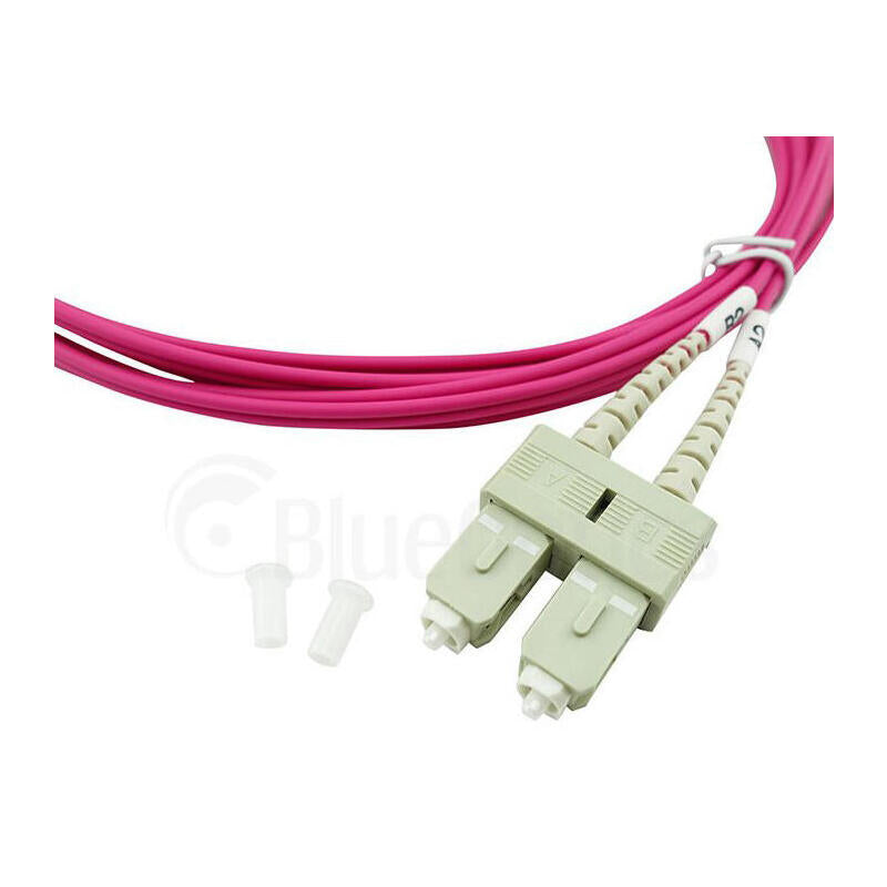 Blueoptics Sfp3132fu3mk Cable De Fibra Optica 3 M Lc Sc Om4 Rojo