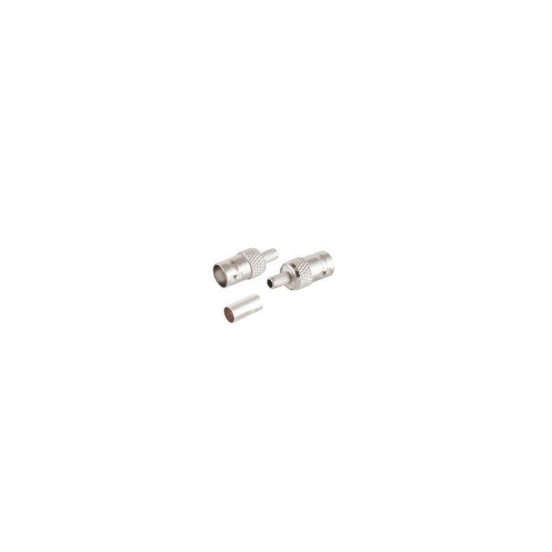 Bnc Crimp Plug For Rg58 Cable With Gold Pin