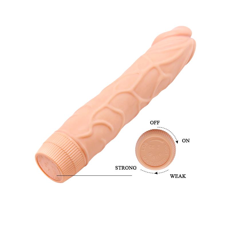 Baile - Bob Vibrador Realístico 22.5 Cm Natural