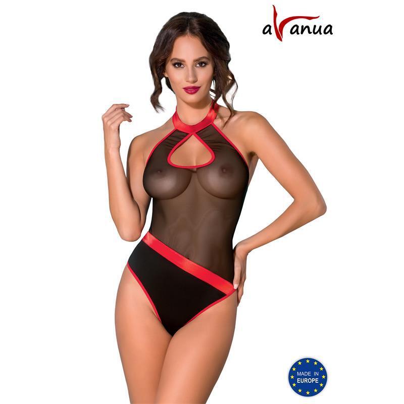 Body Cyra  Negro/Rojo Talla (Interno):L/Xl
