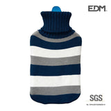 Bolsa De Agua Caliente Rayas Azules 2 L