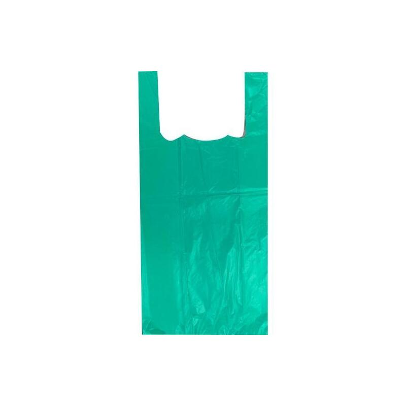 Bolsa De Asa Anónima 42x53cm 50 Micras 70% Reciclado Verde Paquete 2kg