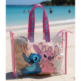 Bolsa Playa Angel & Stitch Disney