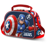 Bolsa Portameriendas 3d Patriot Capitan America Marvel