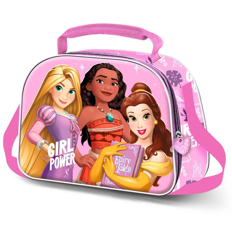Bolsa Portameriendas 3d Princesas Disney