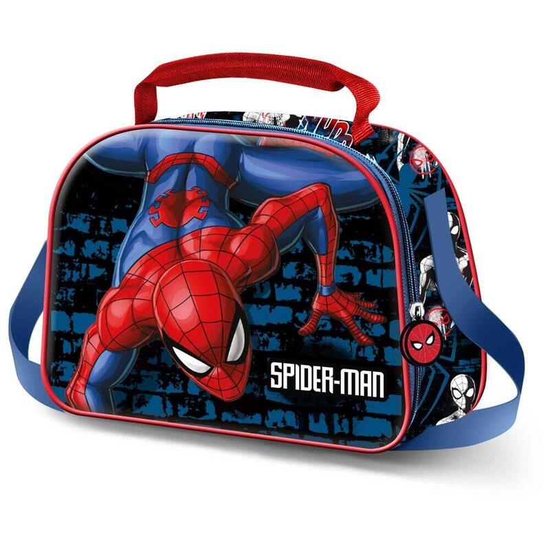 Bolsa Portameriendas 3d Wall Spiderman Marvel