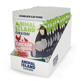 Bolsitas De Pollo Y Codorniz De Animal Island Para Gatos 12x85g