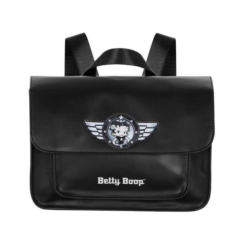 Bolso Mochila Motor Love Betty Boop 26cm