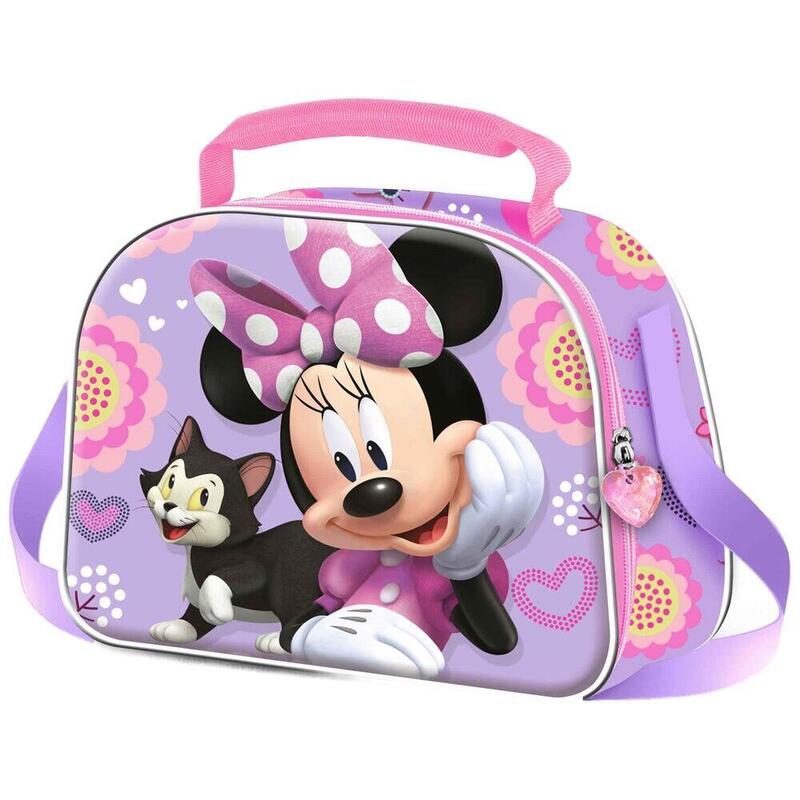 Bolso Portameriendas 3d Cat Minnie Disney