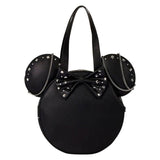 Bolso Tote Bag Studs & Chains Minnie Disney Loungefly