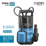 Bomba Para Extraccion De Agua Limpia 400w 17x30cm Koma Tools