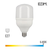 Bombilla Industrial Led E27 30w 2400lm 6400k Luz Fria Ø10x20cm Edm