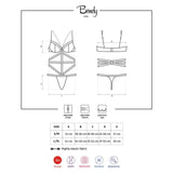 Obsessive Bondy Body Negro Elastano, Poliamida