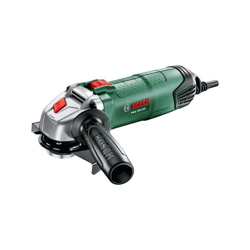 Bosch 06033a240c Amoladora Angular Pws 750-115 Verde/Negro, 750 Vatios
