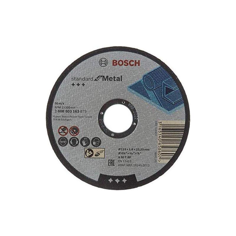 Bosch Disco De Corte Estándar Para Metal 115 X 1,6 Mm 2608603163