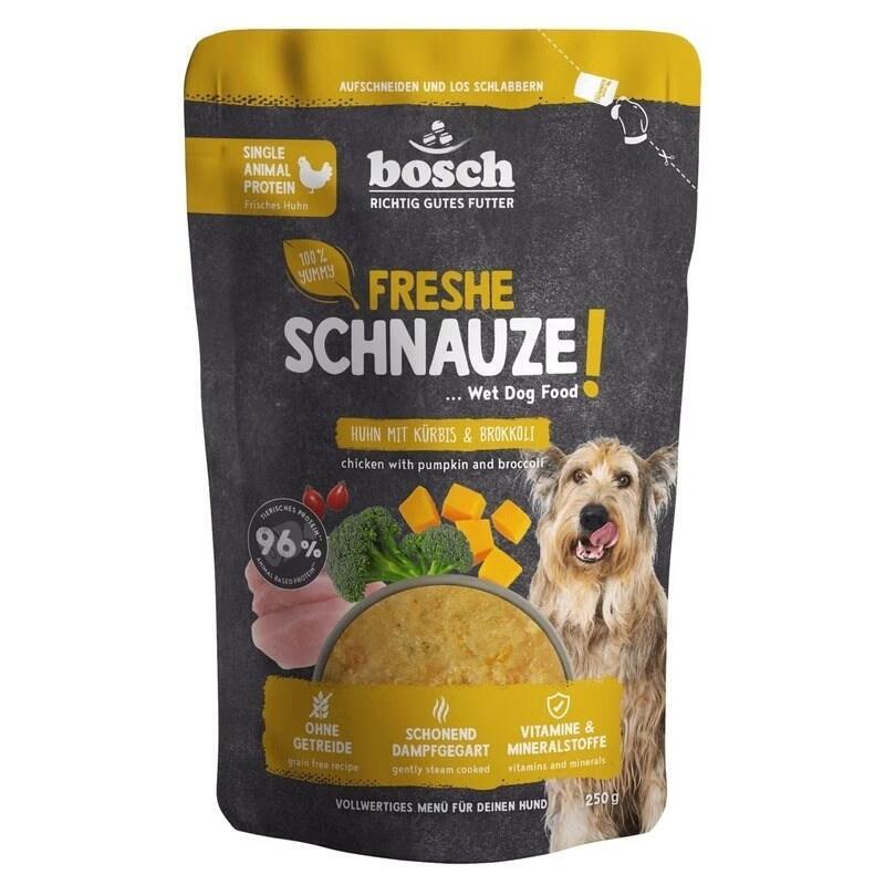 Bosch Freshe Schnauze Con Pollo, Calabaza Y Brócoli Mono - Alimento Húmedo Para Perros - 250g