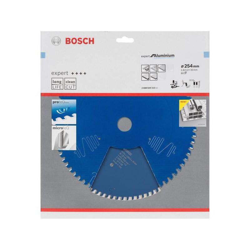 Bosch Hoja De Sierra Circular Expert Para Aluminio, Ø 254 Mm, 80z 2608644112