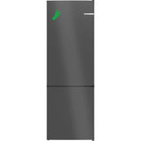 Bosch Home Kgn49ocaf Series 4, Colección De Acero Inoxidable De Combinación De Enfriamiento/Congelador (Oscuro), Colección Verde Kgn49ocaf