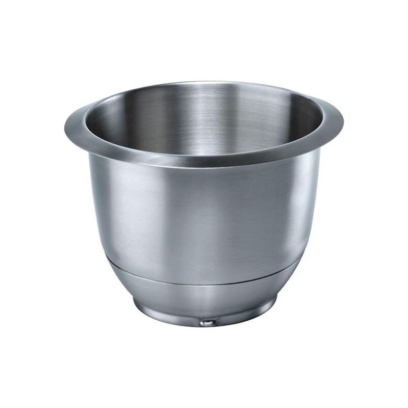 Bosch Home Muz5er2 Batidora Y Accesorio Para Mezclar Alimentos, Bol Para Mezclar Acero Fino, 3,9 L, Acero Inoxidable, Acero Inoxidable, Mum 5