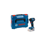 Bosch Professional Atornillador De Impacto A Batería Gdr 18v-220 Professional Solo, 18 Voltios Azul/Negro, Sin Batería Ni Cargador, Bluetooth, En L-Boxx 06019l6001