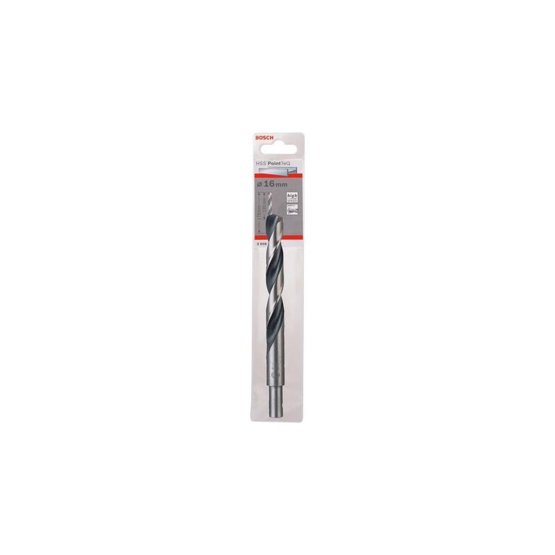 Bosch Professional Broca Helicoidal Hss Pointteq, Ø 16 Mm, Longitud Útil 120 Mm, Eje Reducido 2608577310