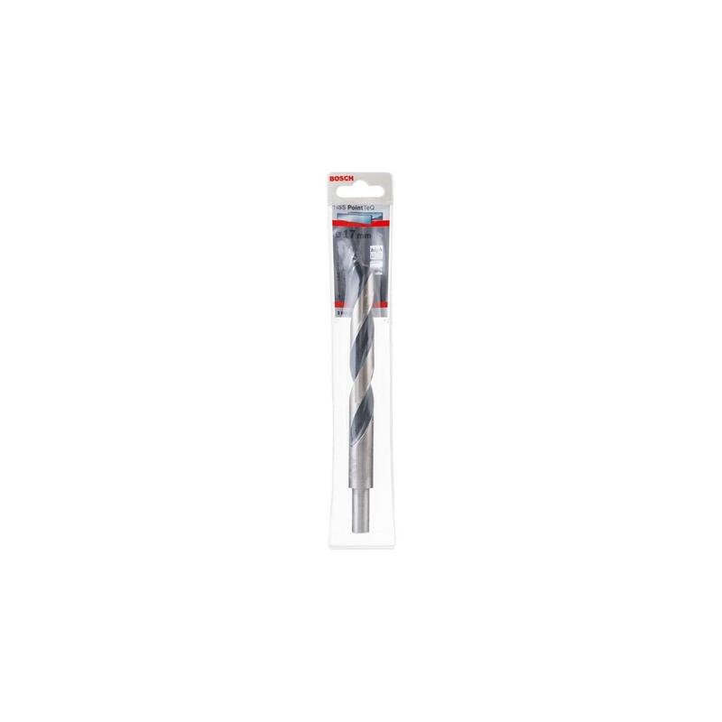 Bosch Professional Broca Helicoidal Hss Pointteq, Ø 17 Mm, Longitud Útil 125 Mm, Eje Reducido 2608577312