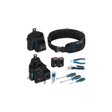 Bosch Professional Cinturón De Herramientas Y Juego De Herramientas Manuales Professional Negro, Sistema Proclick, Incluye Juego De Herramientas De 14 Piezas 1600a02h5c