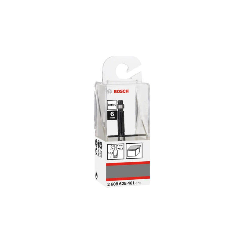 Bosch Professional Cortadora A Ras Para Laminado Standard For Wood, Eje Ø 6,4 Mm Ø 6 Mm, Doble Filo, Rodamiento Axial De Bolas En La Parte Inferior