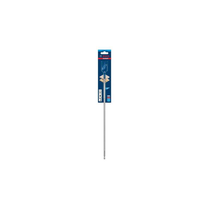 Bosch Professional Expert Broca Fresadora Plana Selfcut Speed, Ø 24mm Longitud 400mm 2608900349