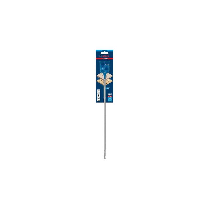 Bosch Professional Expert Broca Fresadora Plana Selfcut Speed, Ø 38mm Longitud 400mm 2608900357
