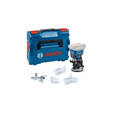 Bosch Professional Fresadora De Cantos Inalámbrica Gkf 18v-8 Professional Solo, 18 Voltios, Fresadora Azul/Negro, Sin Batería Ni Cargador, En L-Boxx 06016c2001