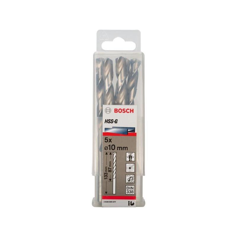 Bosch Professional Hss-G Juego De Brocas 5pieza(S) 1 Cm, 1 Cm, 13,3 Cm, 8,7 Cm