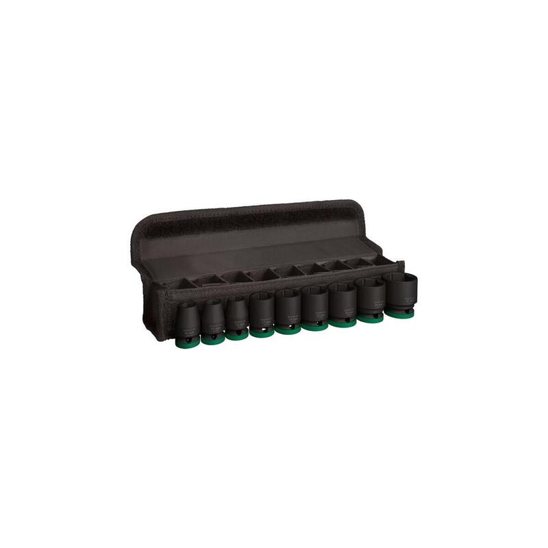 Bosch Professional Pro Juego De Llaves De Vaso De Impacto 1/2", 9 Piezas, Negro, Estándar 2608003038