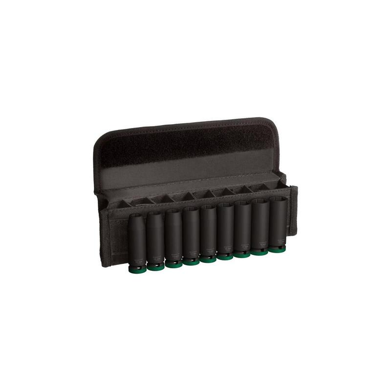 Bosch Professional Pro Juego De Llaves De Vaso De Impacto 1/2", 9 Piezas, Negro, Profundo 2608003039