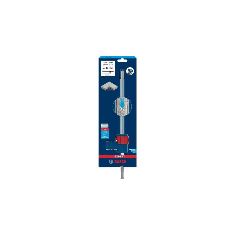 Bosch Sds Clean Plus-8x, Ø 14 Mm, Longitud Útil 200 Mm, Taladro De Aspiración Con Conexión De Aspiración Incluida 2608901767
