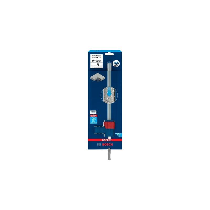Bosch Sds Clean Plus-8x, Ø 16 Mm, Longitud Útil 200 Mm, Taladro De Aspiración Con Conexión De Aspiración Incluida 2608901771