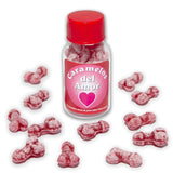 Bote De 12 Caramelos Forma De Pene Sabor Frutas