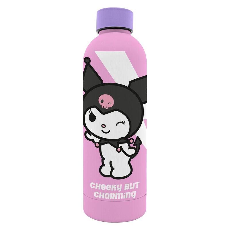 Botella Acero Inoxidable Kuromi Hello Kitty 800ml