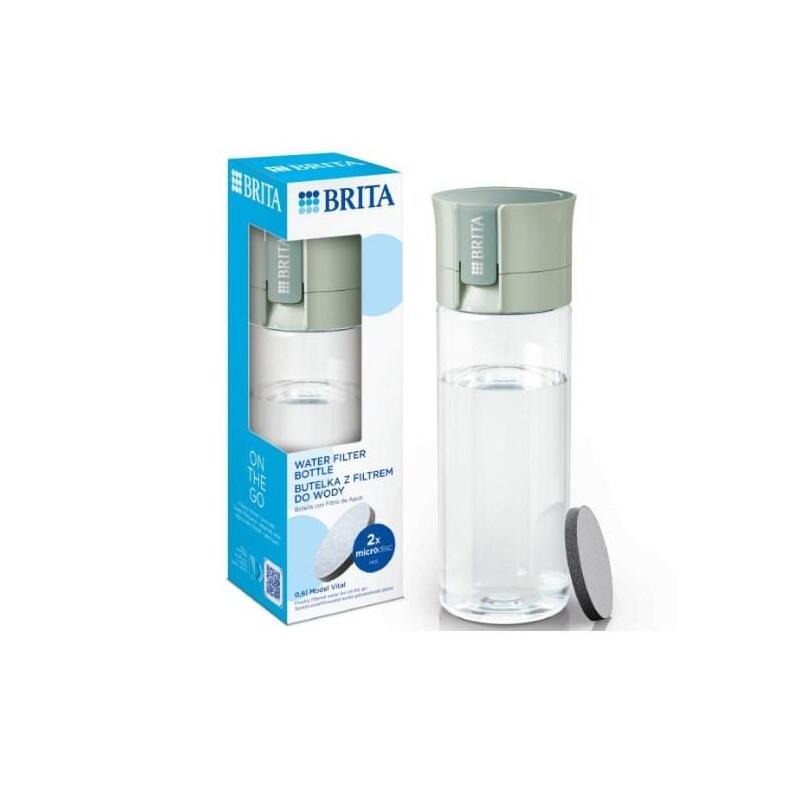 Brita Vital Botella Filtrante 0,6 L Verde Pastel