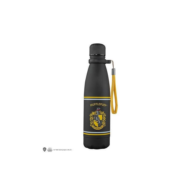 Botella Metálica De Hufflepuff Harry Potter 500 Ml