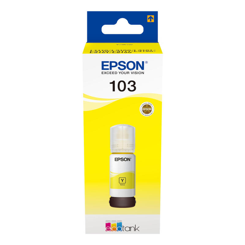 Botella Original Epson 103 Amarillo - C13t00s44a10 Ml-65