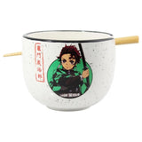 Bowl Ramen + Palillos Demon Slayer Kimetsu No Yaiba 470ml