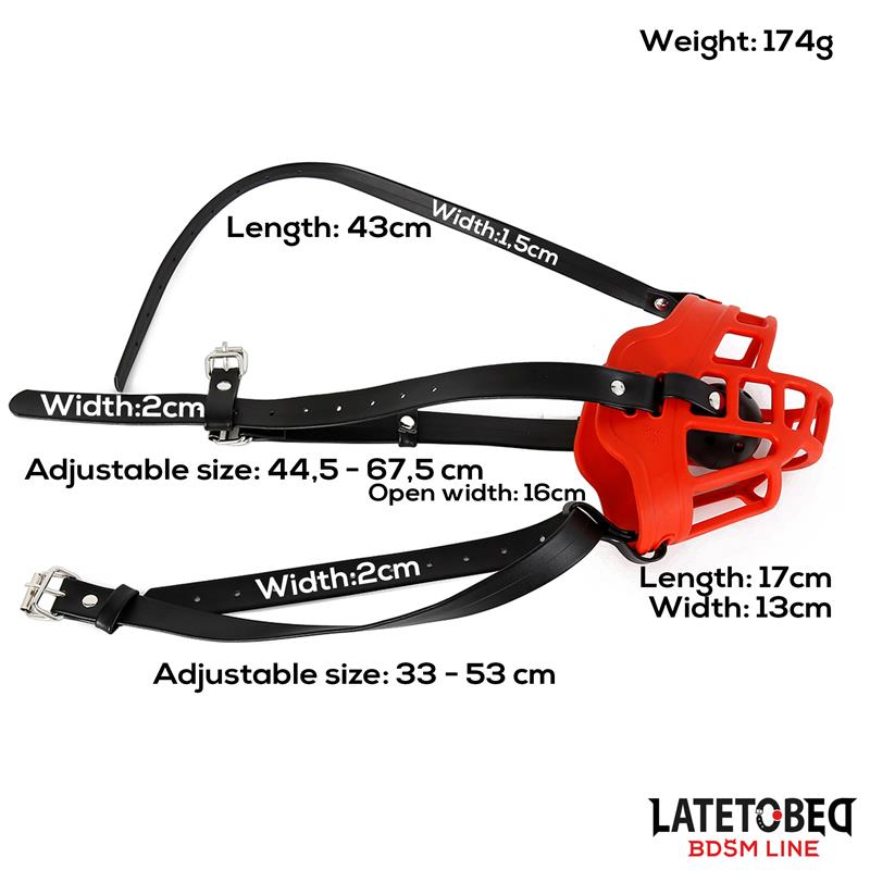 Bozal Con Mordaza Ajustable