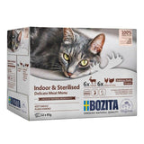 Bozita Canapés Esterilizados En Salsa Con Carne Multibox 12 X 85 G Pouch  Comida Húmeda Para Gatos En Bolsa De Porciones
