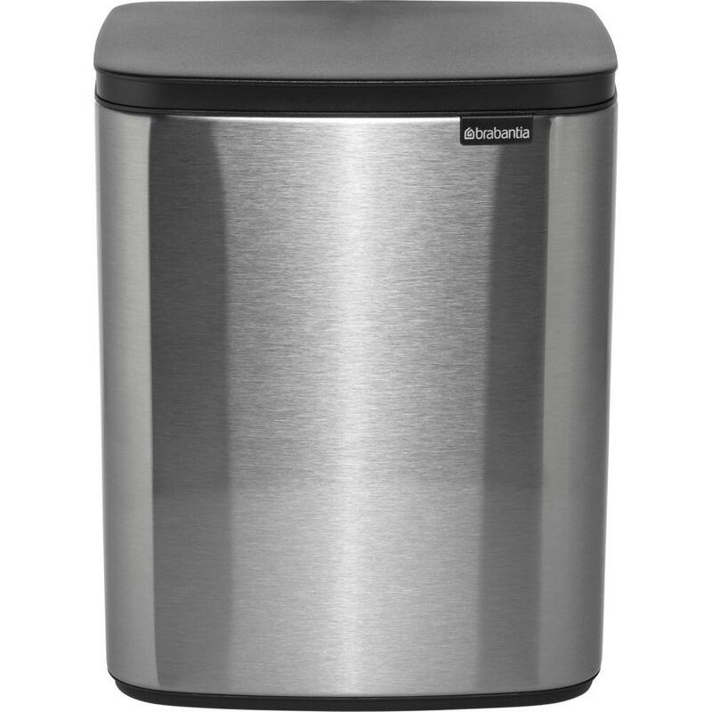 Brabantia Bo Mülleimer 12 Liter Matt Steel Fingerprint Proof