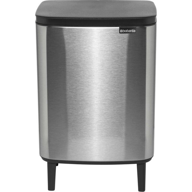 Brabantia Bo Mülleimer Hi 12 L Matt Steel Fingerprint Proof