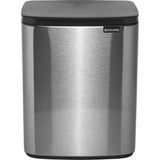 Brabantia Bo Trash Bin 12 Liter Matte Steel Fingerprint Proof