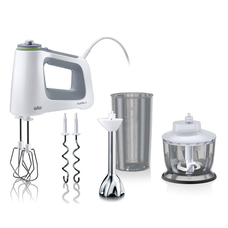 Braun Hm 5137 V4 Batidora De Mano 750 W Gris, Blanco