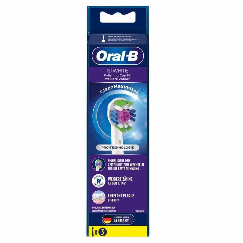 Braun  Oral-B 3d White Cleanmaximiser Juego De 3 Cabezales De Cepillo