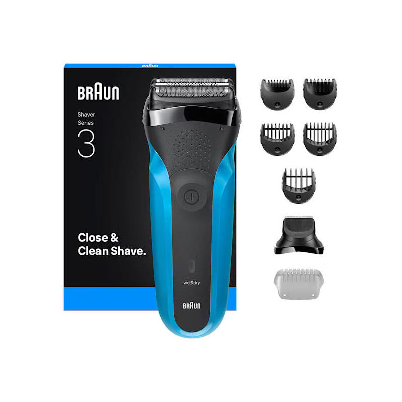 Braun Series 3 310bt (Negro/Azul, Wet&Dry) 8700216735940